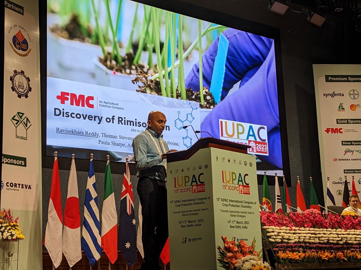 Ravi Reddy reveals "Discovery and optimization of a novel herbicide, rimisoxafen" #ICCPC2023 #IUPAC [1/2]
