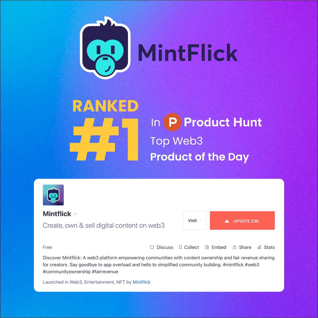 WE DID IT GUYSSS!🎉🥳
Thankyou everyone who Upvoted. Keep supporting us!
#wagmi 🚀