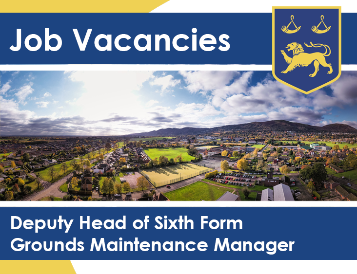 TheChaseMalvern's tweet photo. NEW VACANCIES

We are currently recruiting for two positions:

- Deputy Head of Sixth Form
- Grounds Maintenance Manager

For more details regarding these posts please visit https://t.co/ixvDY8ZklZ

#EducationJobs 
#WorcestershireHour https://t.co/4o0zvchzks