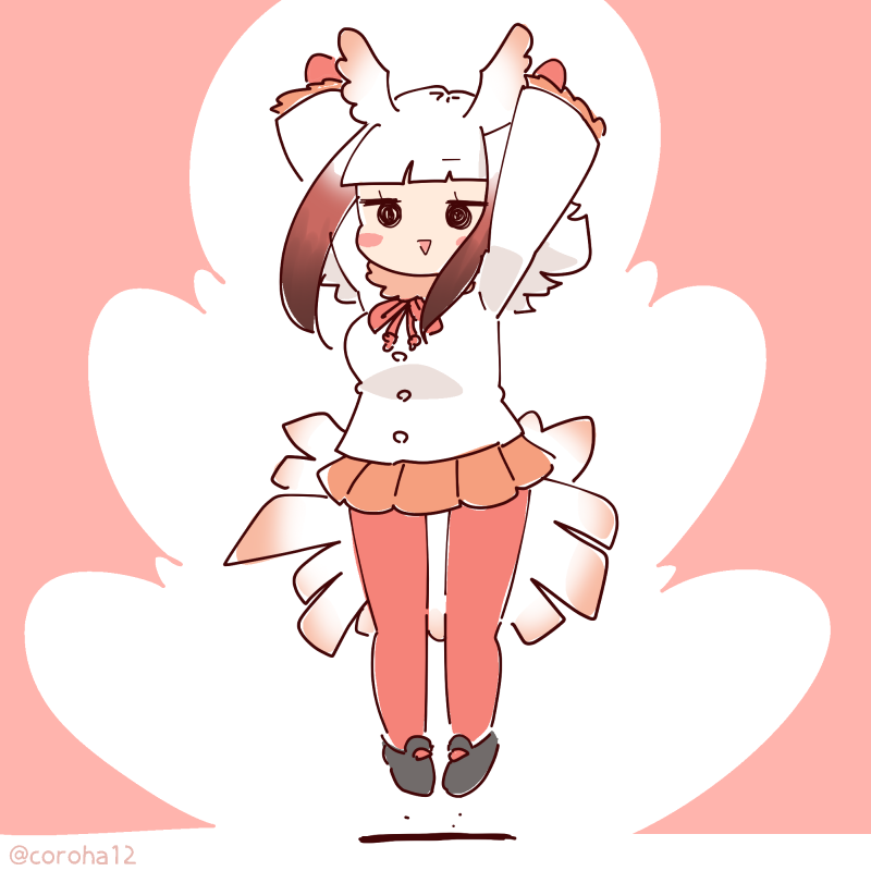 トキ(けものフレンズ) 「きょうもとりをはっしゃ 」|ころはのイラスト