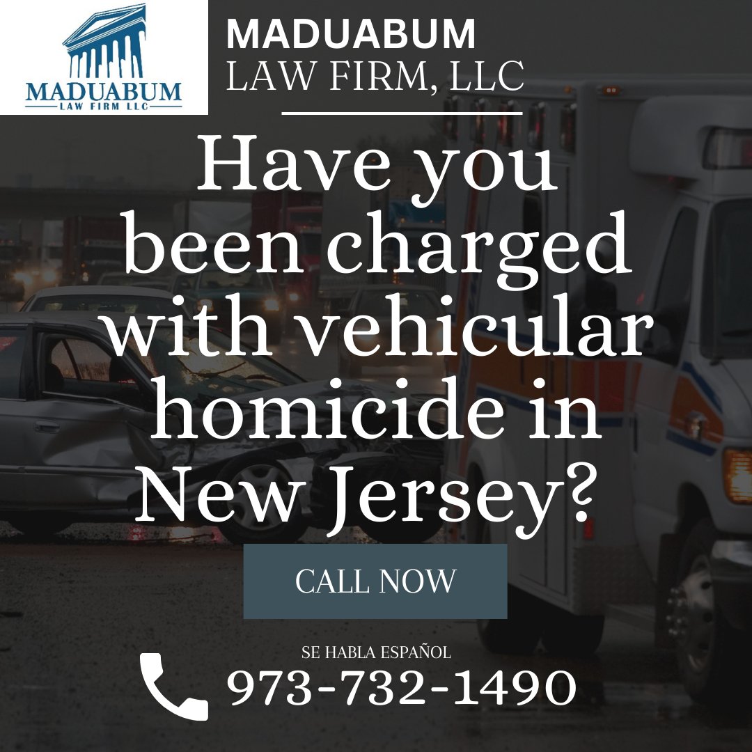If you've been charged with #VehicularHomicide in New Jersey, don't take chances with your future. We are here to provide experienced and dedicated legal representation to ensure you can face the future with confidence. Contact us today for a free consultation. 
☎️973-732-1490