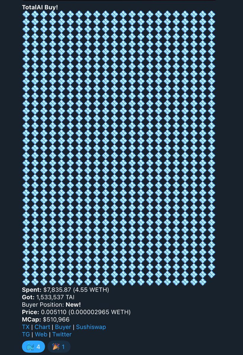Fanniewly157's tweet image. $TAI  whales coming 🔥🔥