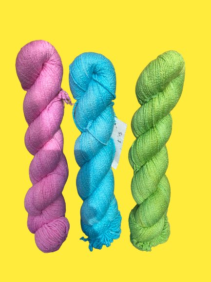 Get FESTIVAL READY with these vibrant Vegan Yarns.

Rose
Cyan
Kermy

Pleiades Sock Yarn
345m
100g
£15

Just email/call us to place an order.

#groovytimes #festivalready #festival #sockyarn #festivaltops #yarn #knitting #woolshop #woolshoplondon #londonwoolshop #veganyarn #vegan