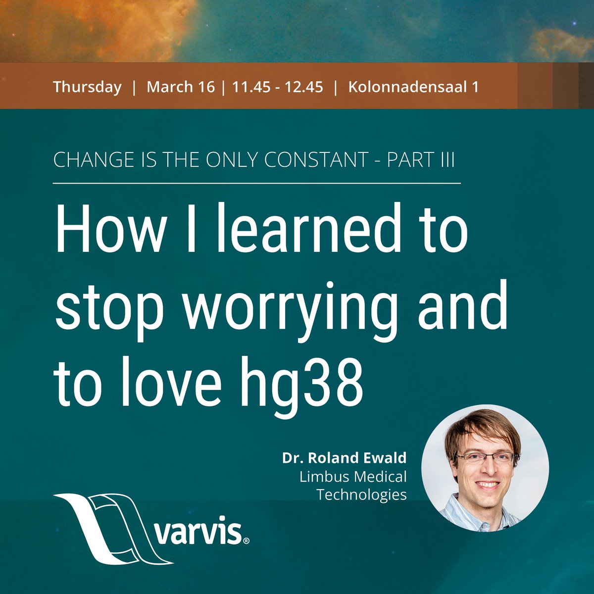 limbusmedtec's tweet photo. Yay! #GfH2023 is kicking off in Kassel 🥳 Visit us at booth #42 & mark tomorrows #varvis technical workshop "Change is the only constant" in your calendar! @rlndwld has a very special topic in store for you "How I learned to stop worrying & to love hg38"👉https://t.co/8MUMEK12SW https://t.co/fgQiwTRtwU