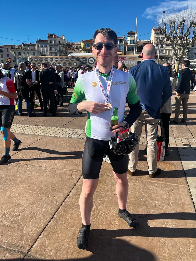 XCO2 (@xco2e) on Twitter photo He made it to Cannes! Huge congratulations to Tom Kordel and all the cyclists of <a href="/knightfrank/">Knight Frank</a> #CycletoMIPIM 2023! They've raised over £200k for <a href="/ClubPeloton/">Club Peloton</a> 's charity projects! What an EPIC achievement!
#MIPIM2023 #XCO2 He made it to Cannes! Huge congratulations to Tom Kordel and all the cyclists of <a href="/knightfrank/">Knight Frank</a> #CycletoMIPIM 2023! They've raised over £200k for <a href="/ClubPeloton/">Club Peloton</a> 's charity projects! What an EPIC achievement!
#MIPIM2023 #XCO2