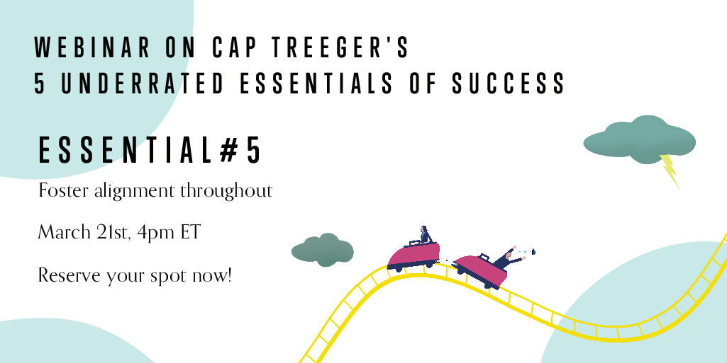 In the final week of our 5-part series, Cap, host Eric Pinckert, and Kelsey Maynor of <a href="/InvestAtlanta/">Invest Atlanta</a> will discuss Essential #5: Foster alignment throughout. We can’t wait to see you, Tuesday at 4 p.m. ET bit.ly/3Zrpg4l

#5EssentialswithCap