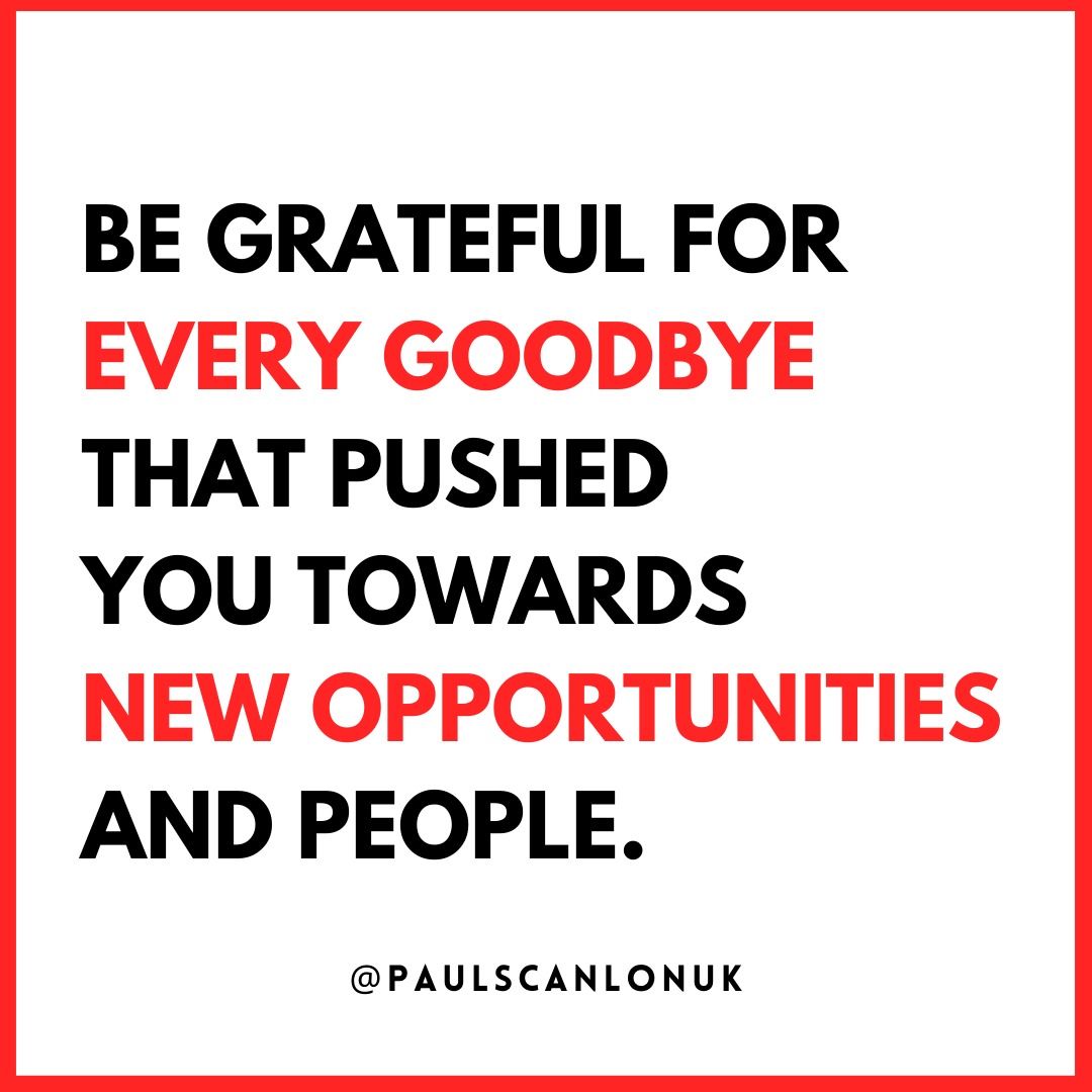 paulscanlonuk's tweet photo. Don’t get stuck trying to make your goodbyes perfect some are messy and won’t get any tidier by your overstaying.

Every good, bad and painful goodbye is ultimately carrying you and them towards your best life.

#mentorship #goodbye #relationshipadvice #agingwell #boundaries https://t.co/9ZKOYfmlqP