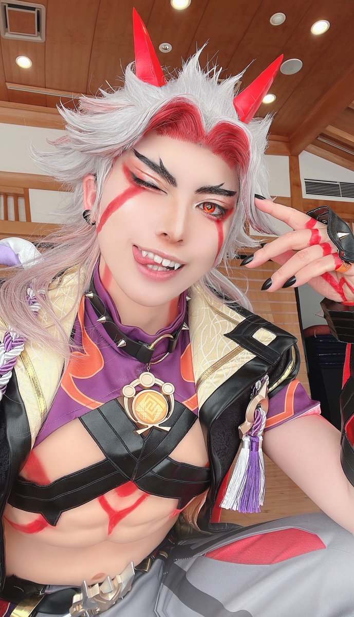 荒泷一斗 「瞳孔加工してみた 」|女将🐺❤️‍🔥4/1アコマルD17🥳通知❌のイラスト