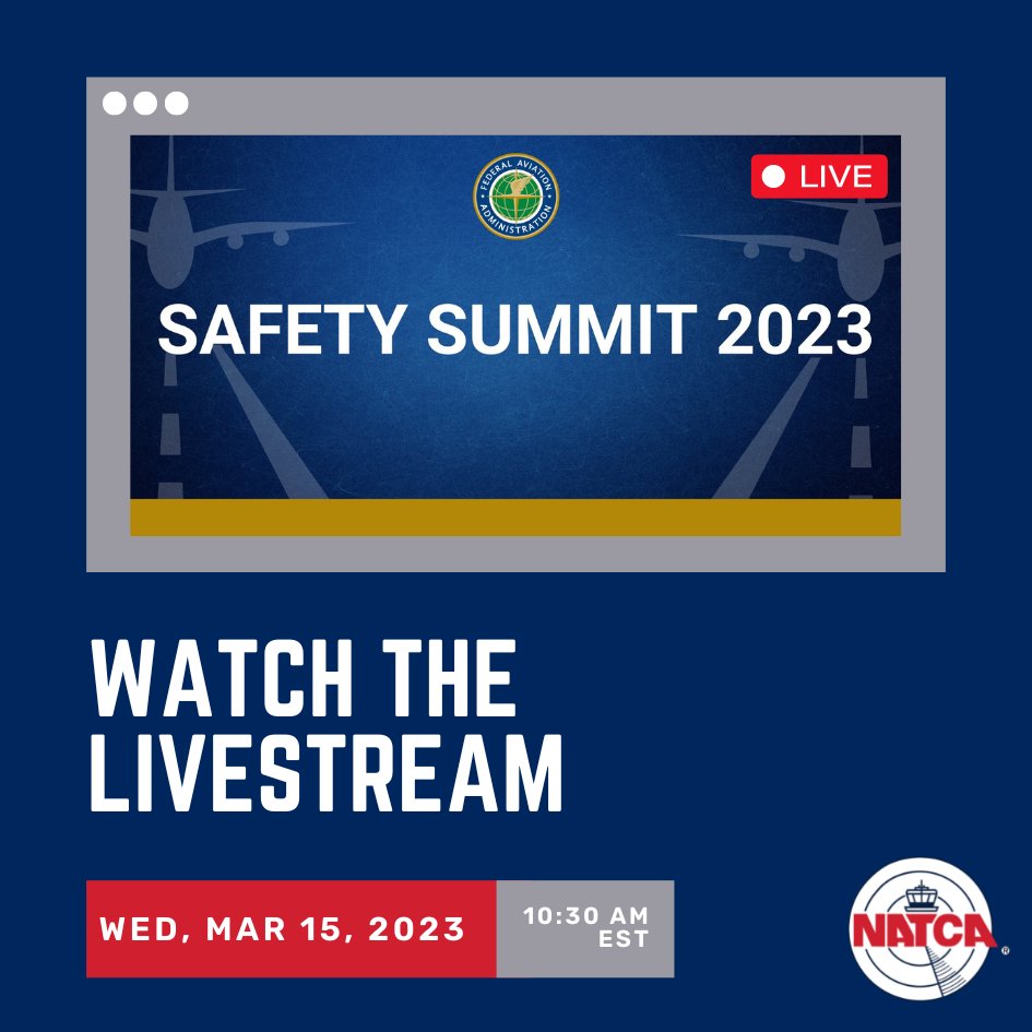 .<a href="/NATCA/">NATCA</a> President Santa is participating in the <a href="/FAANews/">The FAA ✈️</a> Safety Summit today. Acting FAA Administrator <a href="/FAA_Billy/">FAA Billy Nolen</a> Nolen called for the summit to bring together aviation experts to discuss recent safety concerns &amp; possible solutions.   youtube.com/watch?v=i_ap93…