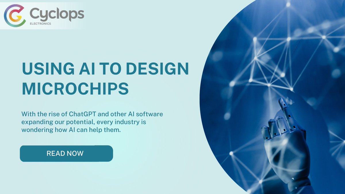AI is taking the world by storm, and the semiconductor industry is no different. To learn about how AI is affecting the chip industry, read our latest blog post here: bit.ly/3JgPv7i
 
#ai #ChatGPT #electronics #USchipsact #EUchipsact #semiconductor #electroniccomponents