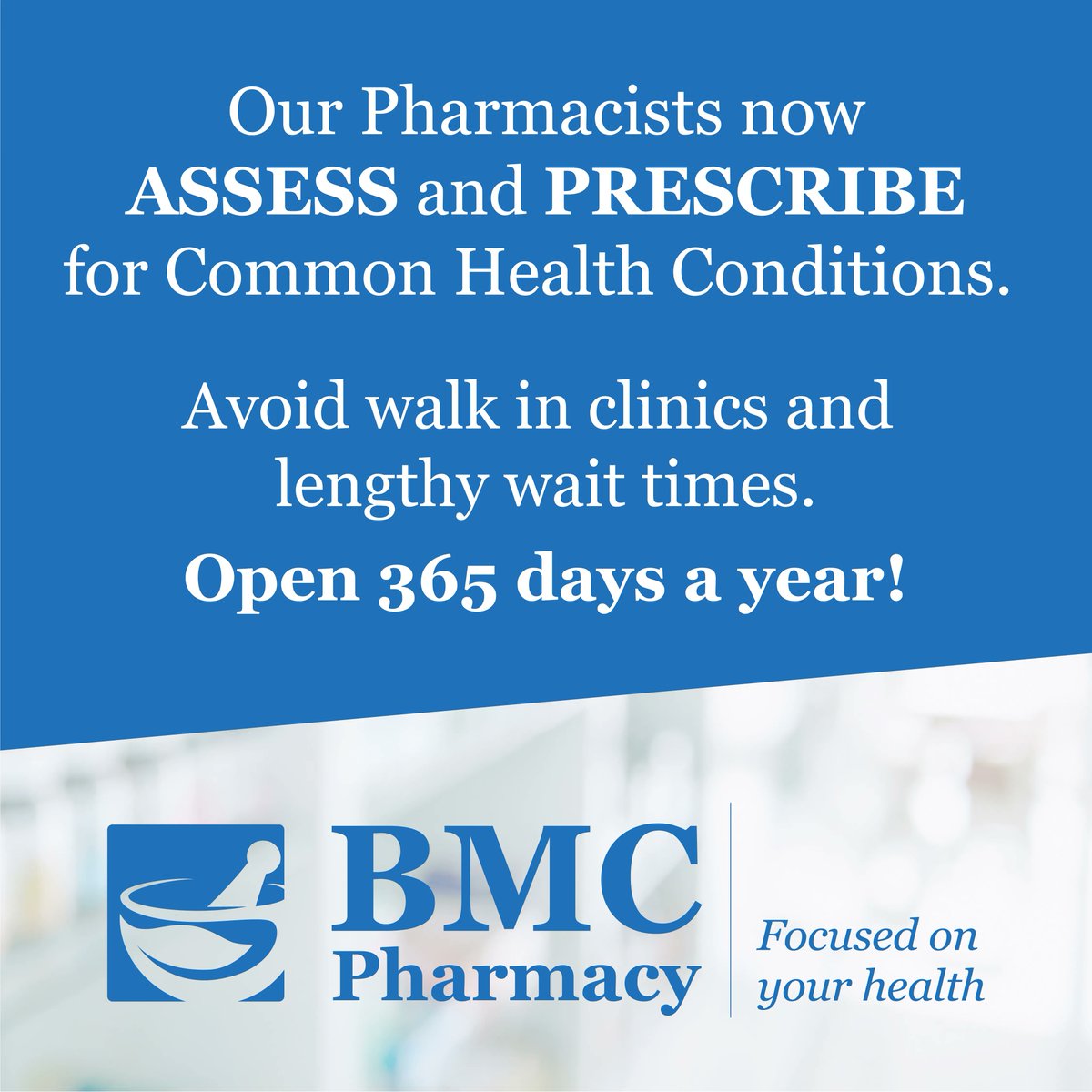 BMC Pharmacy (Sarnia & Chatham) tweet media