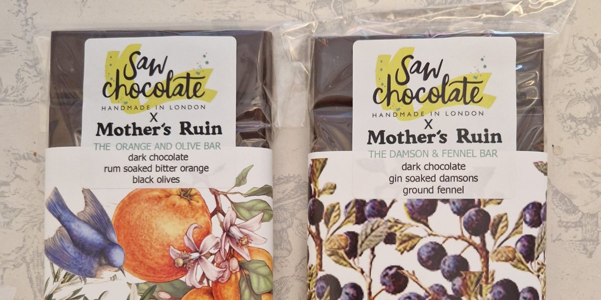 So excited to announce we collaborating with Artisan Chocolatier 'Saw Chocolate' creating delicious treats that are good for the planet♻️.

Come and join us this #mothersday to try these exquisite new chocolate bars! Mother says they pair nicely with a cocktail😉

#mothersruin