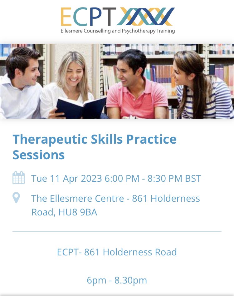 Ellesmere Counselling and Psychotherapy Training tweet media