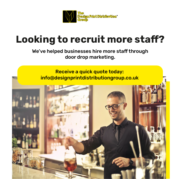 DesignPrintDis1's tweet image. Looking to recruit more staff? Don’t wait for them to come to you, go to them! Receive a quick quote today: info@designprintdistributiongroup.co.uk
#leafletdelivery #leafletdistribution #doordropmarketing #doortodoorleaflets #doordrop #leafleting #leafletdesign #flyerdesign
