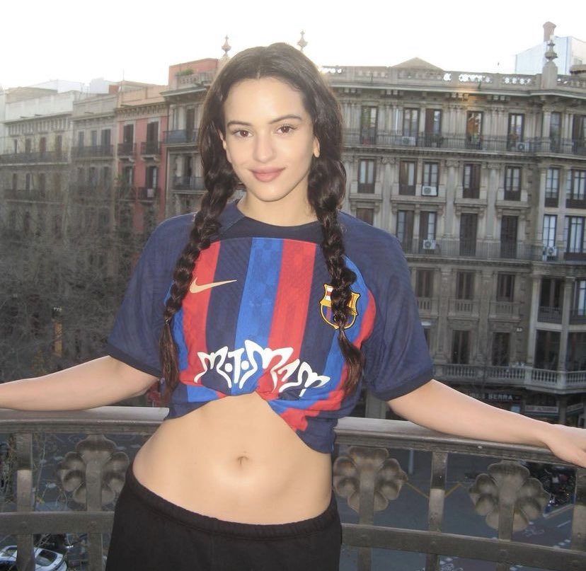 ROSALIA looks gorgeous in limited edition 'MOTOMAMI' FC Barcelona
