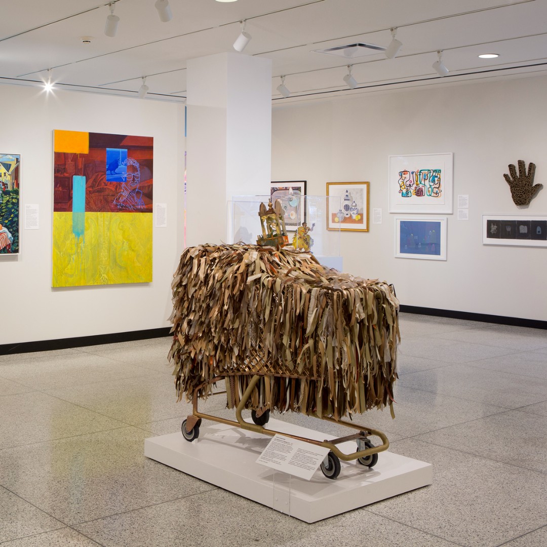 Stop in next Wed., March 22, at 12:15 PM for a chat with artists Theda Sandiford and Pam Cooper. They'll be discussing their works that are on display in the NJ Arts Annual: Reemergence exhibition. The exhibition is on view through April 30. The final Artist Talk will be Apr. 19.