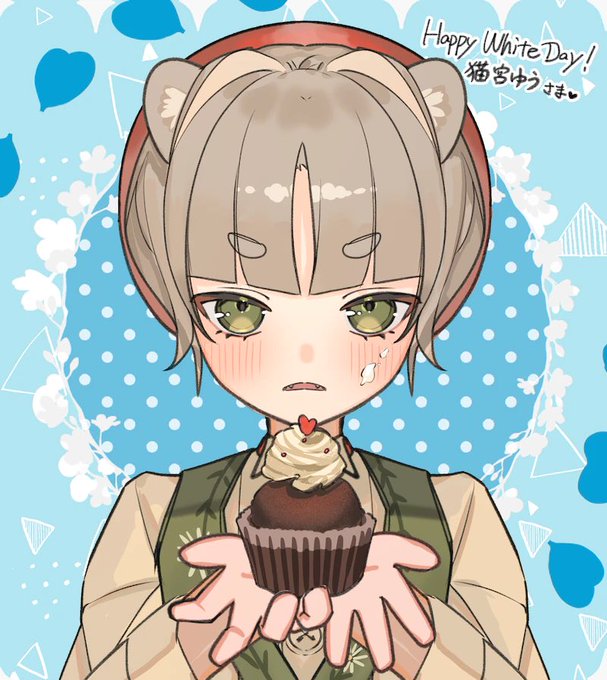 「brown hair cupcake」 illustration images(Latest)