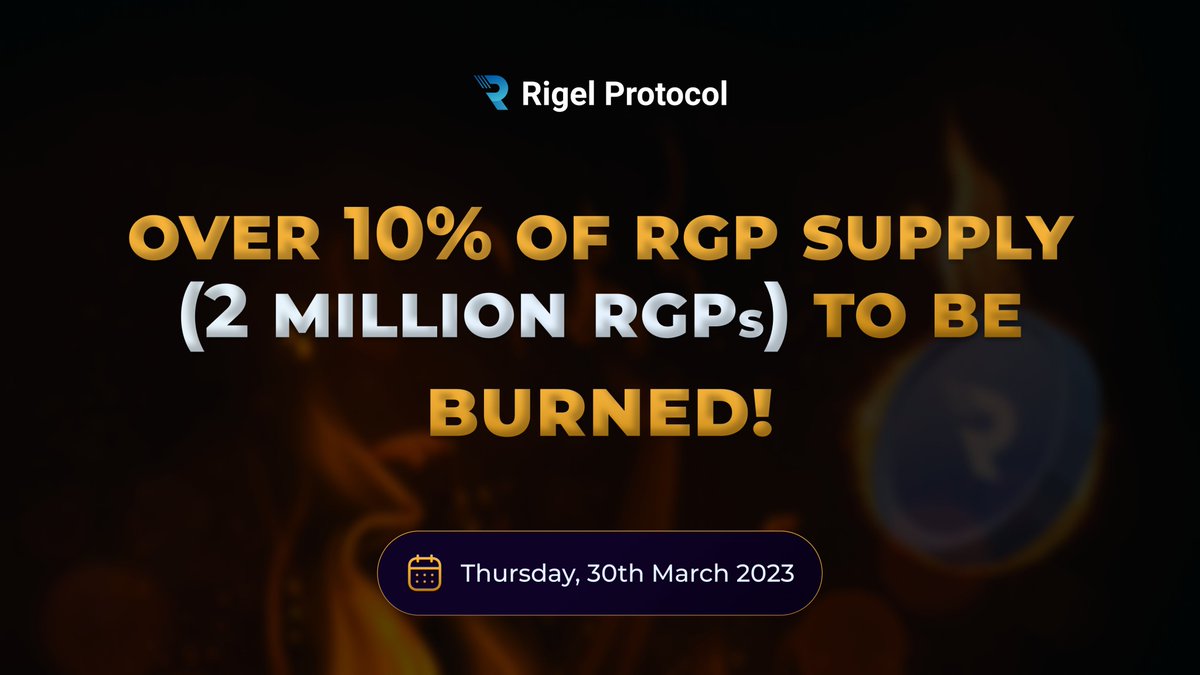 rigelprotocol's tweet image. 🔥🔥Rigelprotocol DAO proposal passed: snapshot.org/#/rigelprotoco…
2 Million #RGPs to be burnt. 
#Bitcoin #Bullish #USDC #USDT