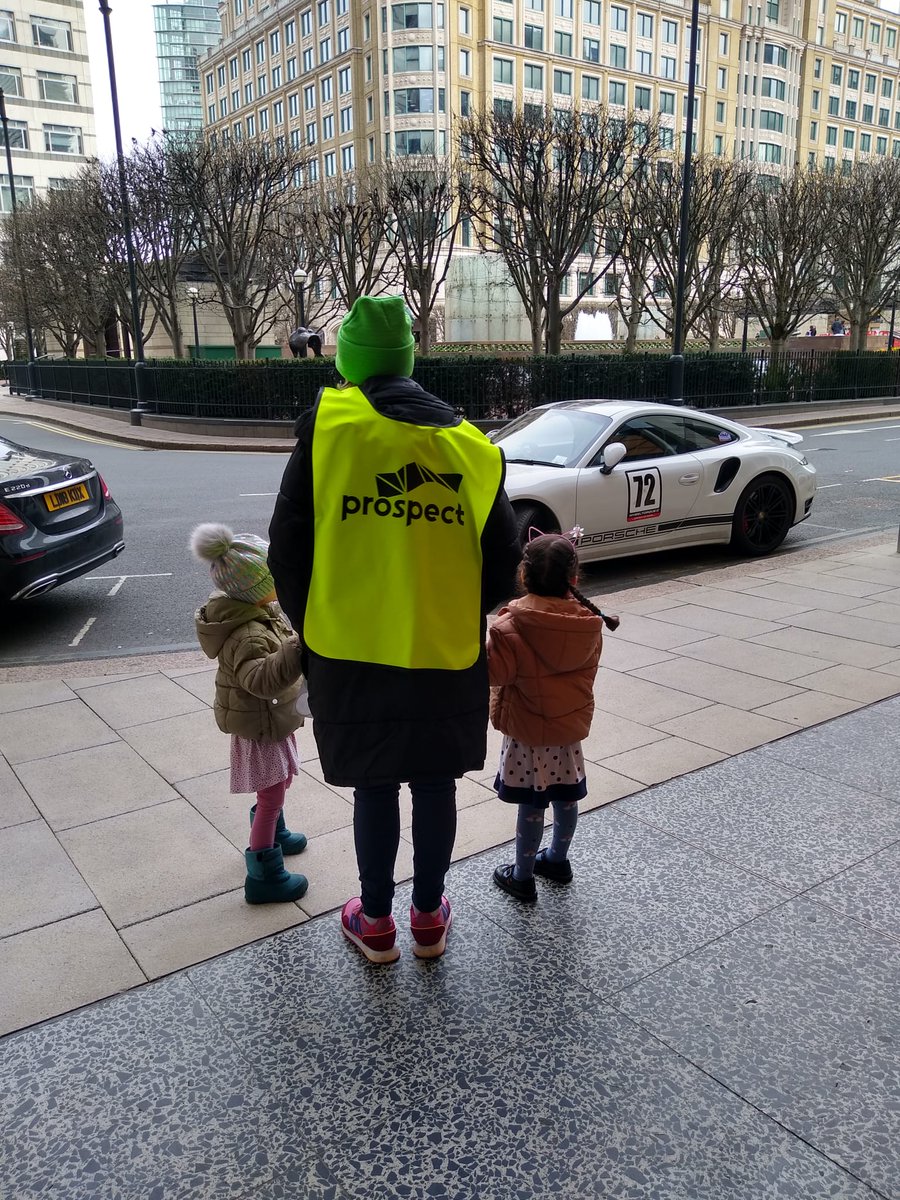 Danajoti Hughes supporting our ORR members in Cabot Square, London! #ProspectStrike #WeAreProspect