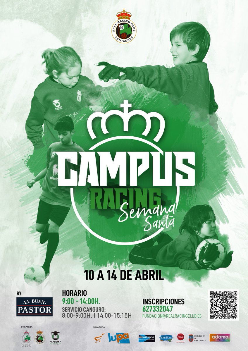 realracingclub's tweet photo. ℹ️ Organizado por la @RacingFundacion, está dirigido a niños y niñas de cinco a 14 años #CampusRRC https://t.co/E77VrIKh74