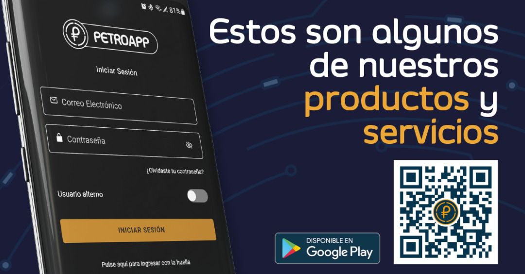 Te presentamos algunos de los productos que conforman el ecosistema Petro 📲

bit.ly/3VRWdFo   

¡El futuro está en tus manos!