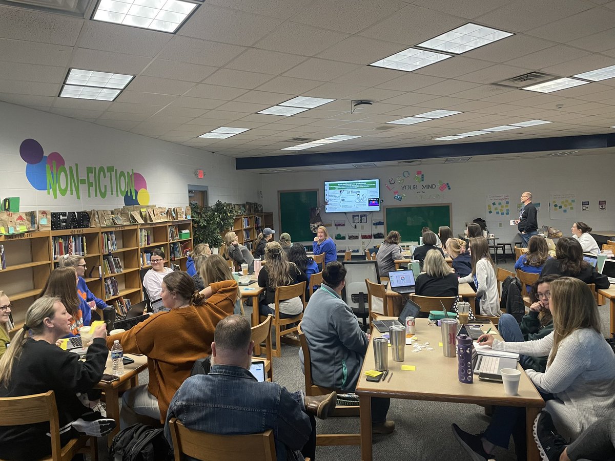 NatcherElem's tweet photo. Thank you @WarrenCoSchools for the opportunity to engage in deeper learning for our staff during today’s PLC day. We took advantage of a @KaganOnline structure “Jot Thoughts” to record our brainstorming. #habithub https://t.co/QWCpnkdO8z