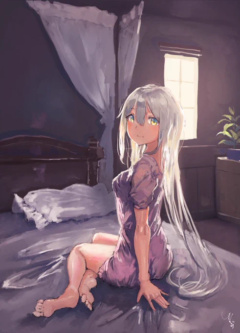 #ホワイトデーは銀髪白髪を愛でる日 ちこく 