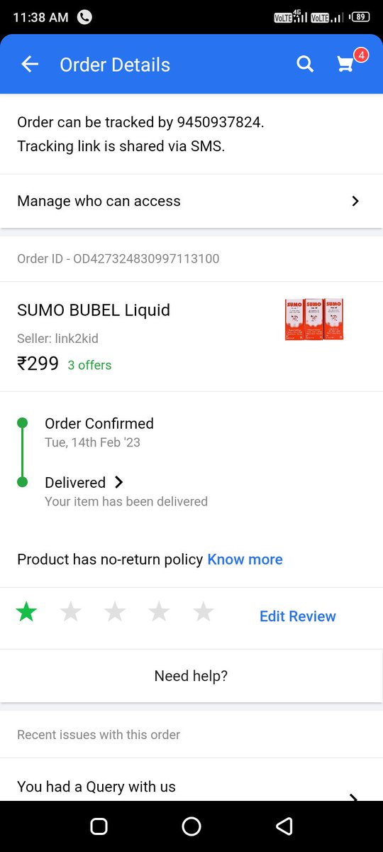 chandra49102154's tweet image. #Flipkart 
#shadowfox
#ecart
#costomercourt
This order not deliverd we have log complain in flipcart . not get any resolution.