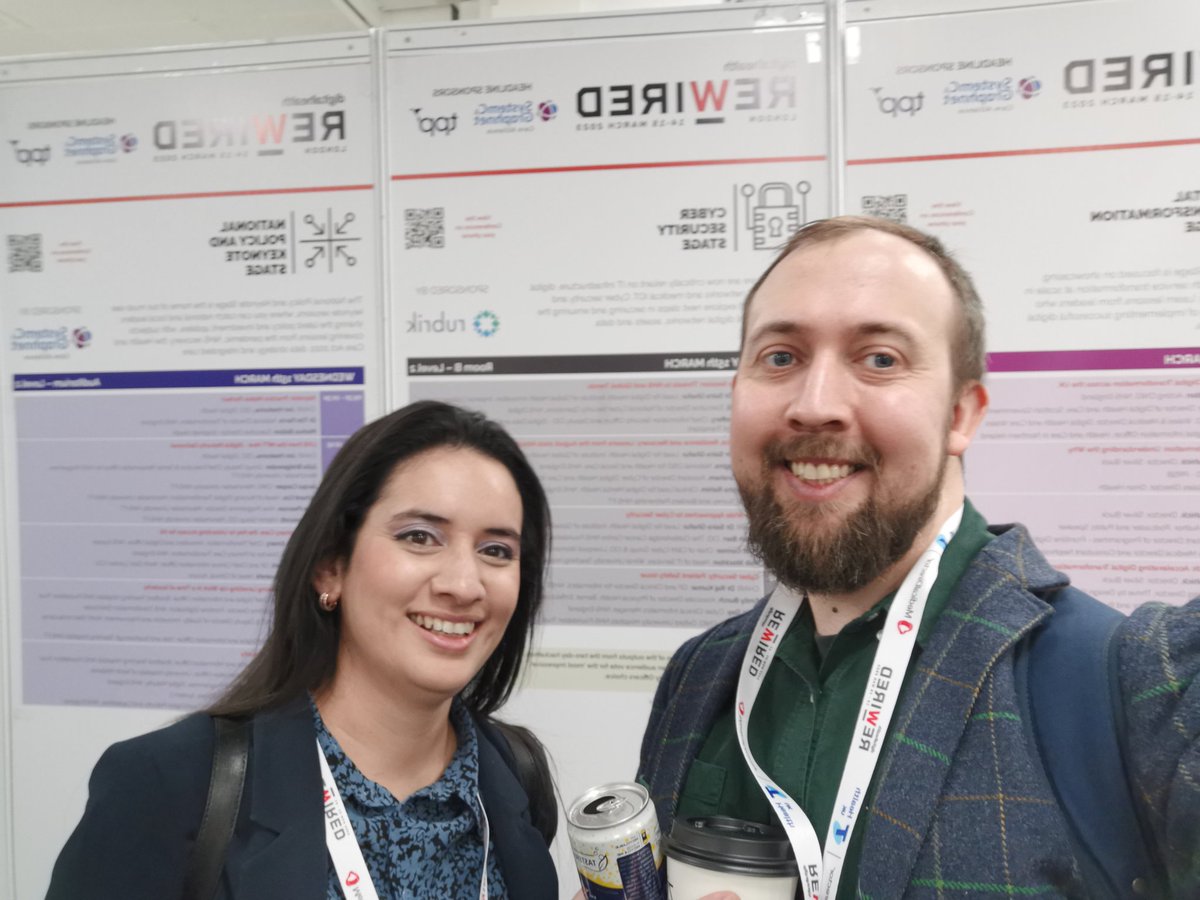 Look who I found at #Rewired23. <a href="/NPICDigital/">National Pathology Imaging Co-operative (NPIC)</a> very own Daljeet Bansal! NPIC are one of the most exciting #digital #pathology units in the world. Definitely keep an eye out for their team as well as <a href="/Ledidi_AS/">Ledidi</a> today.