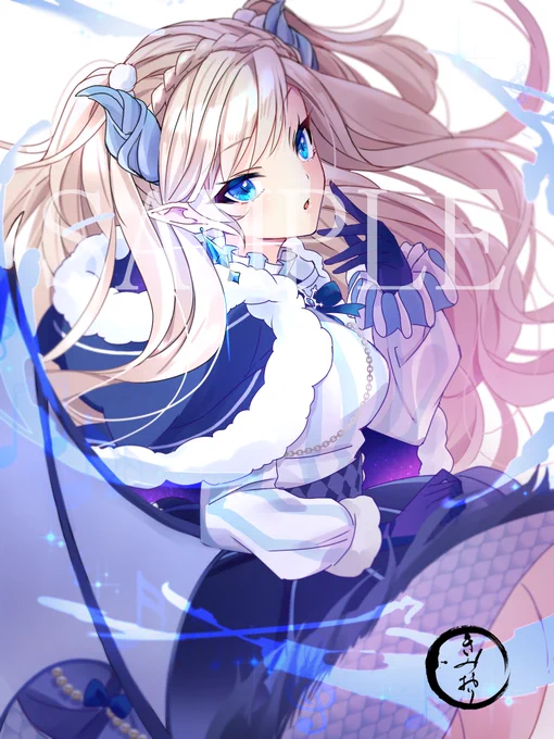 #Skeb #Commission #IcySylviArt skebリクエスト57【完成】 Vtuber IcySylvie様  Thank you for your request! I hope you like this illustration  ありがとうございました