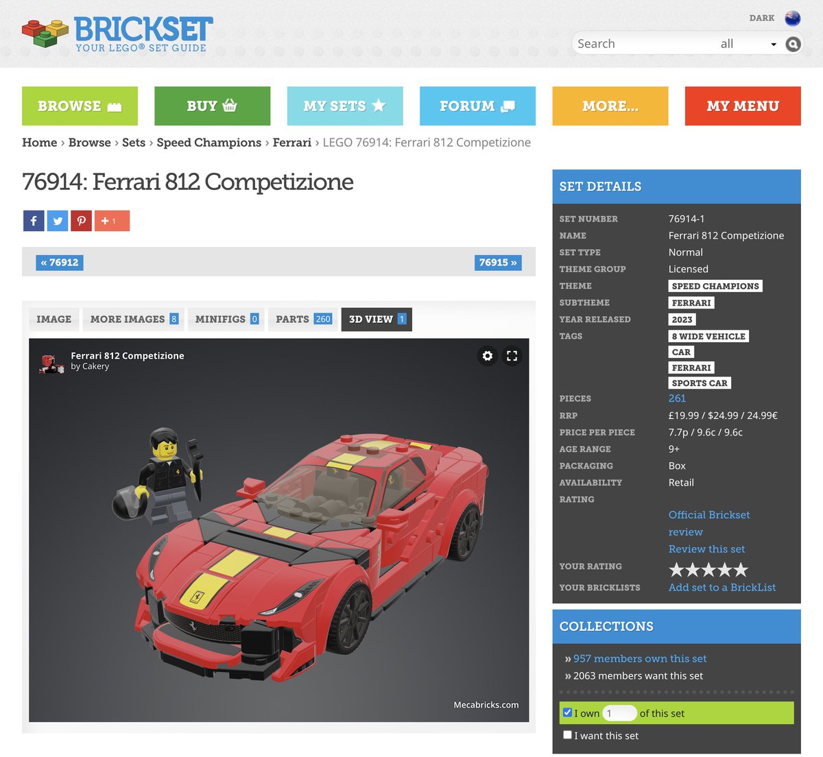 Remember that you can see the Mecabricks sets directly in <a href="/brickset/">Brickset</a> via the 3D VIEW tab.