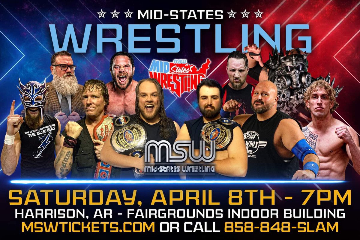 #prowrestling #midstateswrestling #harrisonarkansas