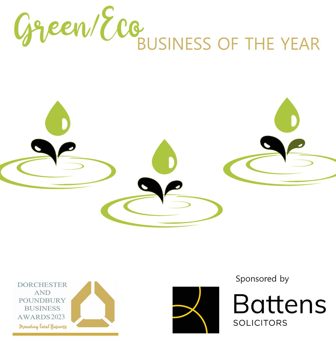 Big thanks to @BattensSol for sponsoring such an important category #green #EcoFriendly  #lesswaste #lessplastic