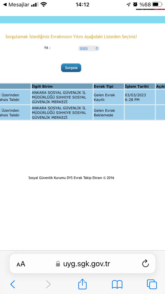 Ankara SGK biraz hızlansan artık ,aynı tarihte başvuranlar emekli maaşını bile öğrendi bizim ne durum da olduğumuz meçhul.