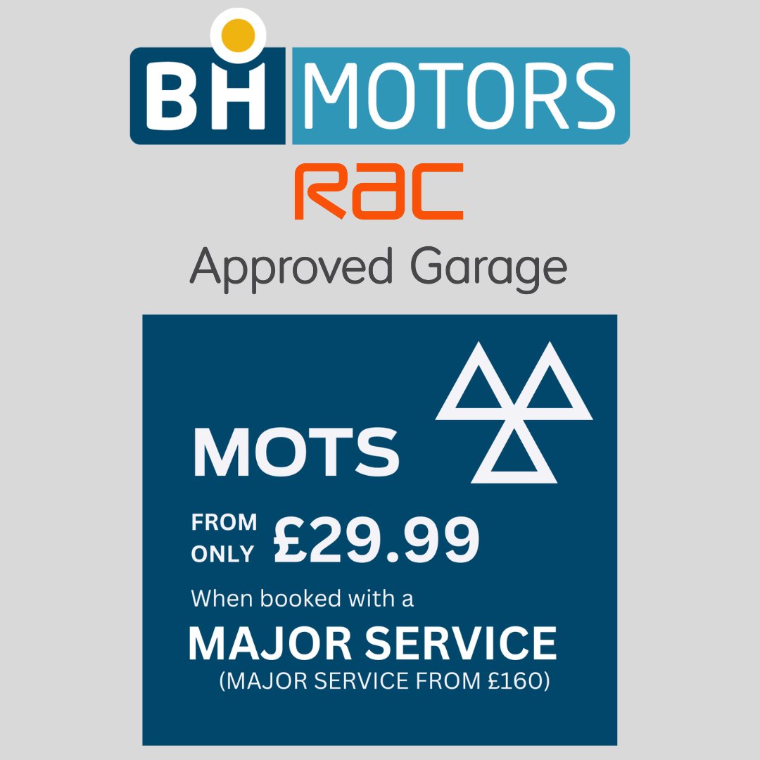 BHMotorsMalvern's tweet photo. Grab an MOT for only £29.99 when booked with a full service. We are a family run, RAC approved garage, and offer a full range of services for passenger cars, minibuses and larger commercial vehicles. https://t.co/2hh5Z8oFLh #RACapproved #MOT #Malvern #WorcestershireHour https://t.co/cJ9YK3Hv6o