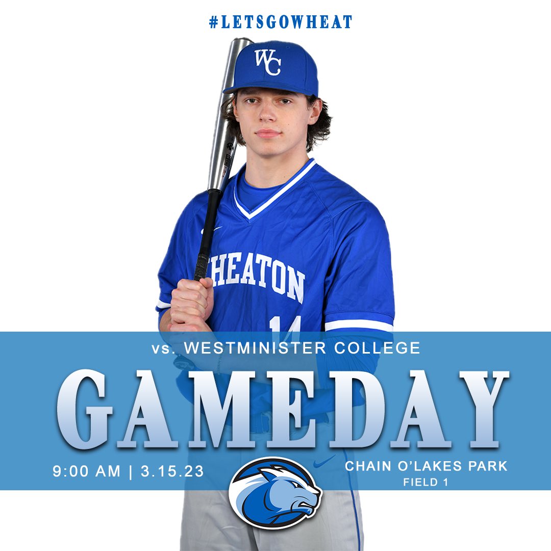 wheatonlyons's tweet photo. Wednesday = GAMEDAY

⚾️ @WheatonBSB plays against Westminister at 9am
🎾 @WheatonTennis Men match up against St. Katherine
🎾 @WheatonTennis Women open up their spring break trip against Chapman 
🥍 @WheatonLacrosse #DefendsDiane and hosts Emmanuel at 5pm

#LetsGoWheat https://t.co/MU0HfABvrU