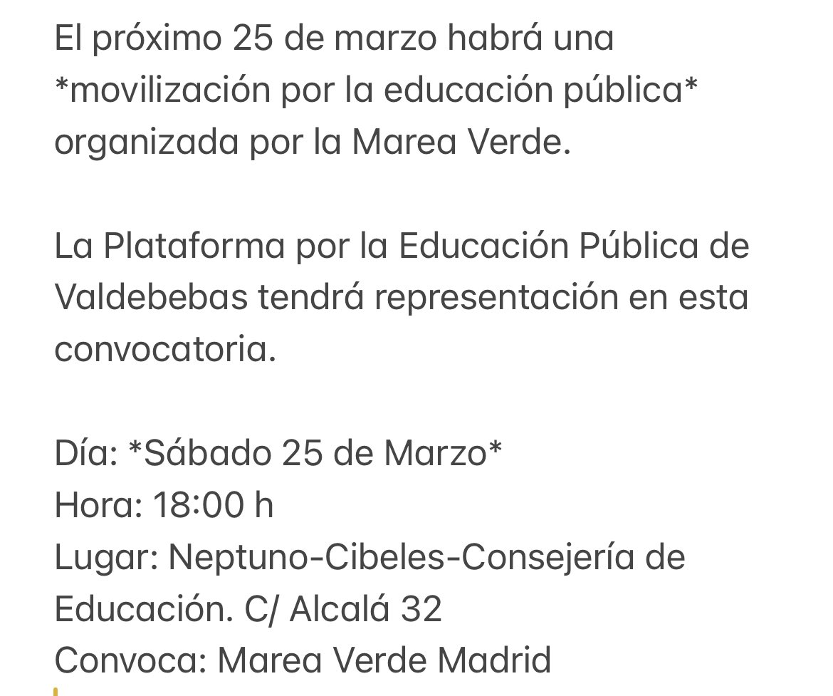 Educación Pública Valdebebas tweet media