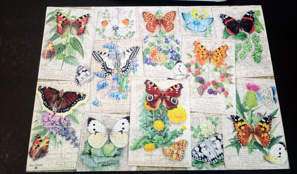 COGCLibraries's tweet photo. Yet another completed jigsaw!!! Our creative Riverside Campus student's have done it again, a Beautiful Butterfly jigsaw to Brighten up a cold and cloudy Wednesday π
#COGCLibraries #RiversideLibrary https://t.co/DD8BvCgQHy