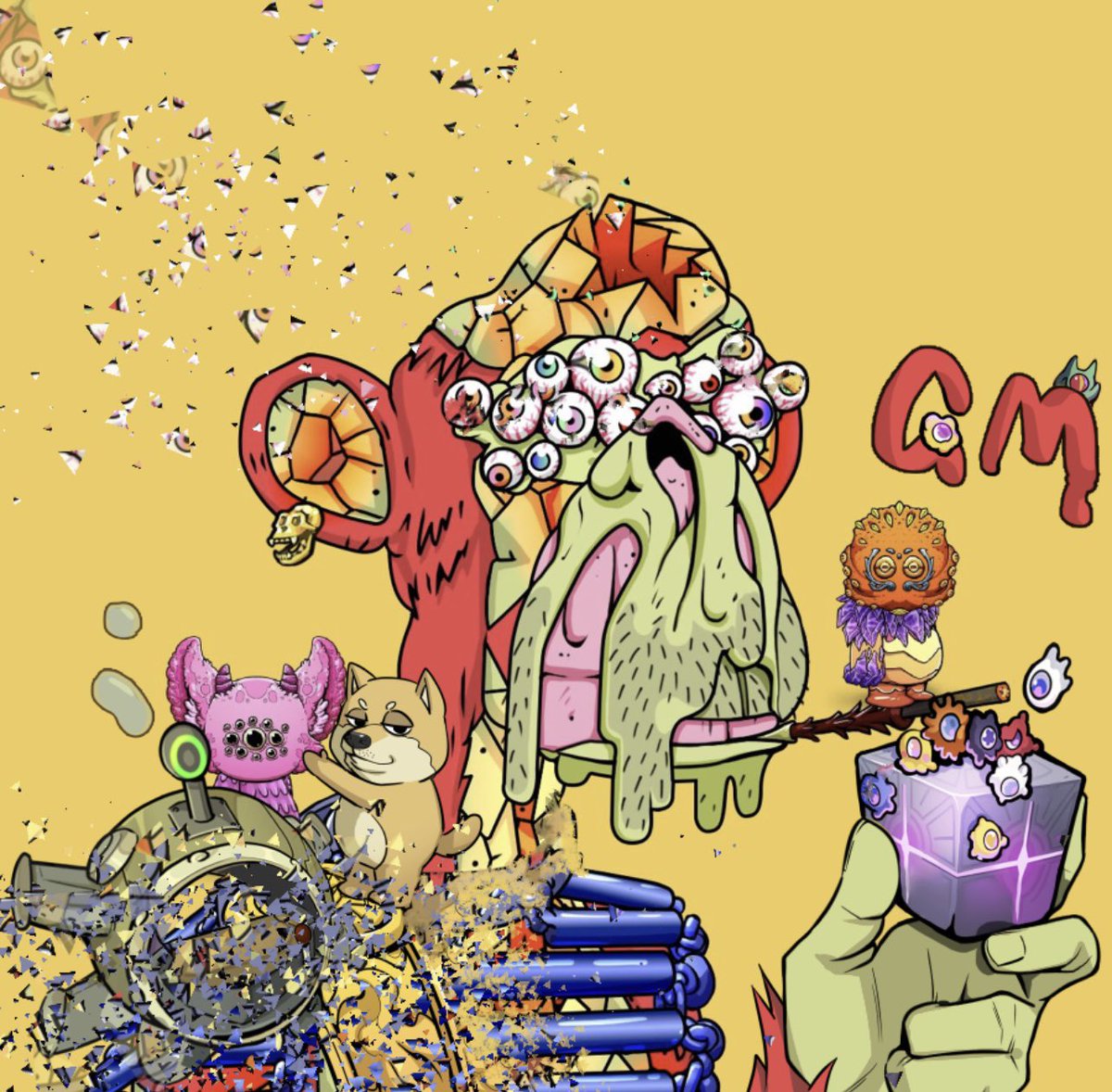 webmyzer's tweet image. Gm ☕️🥳🫡 Have one of those summoning kind of  days.. 🤌🏻
#summoning @BoredApeYC