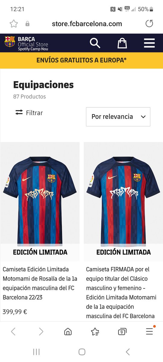 Me cago en mi vida 400€ euros que es esto barça