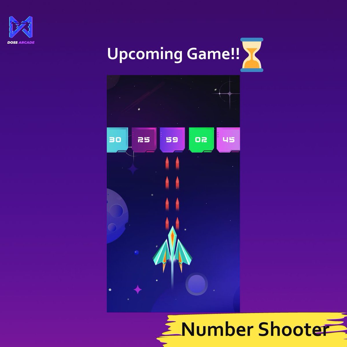 DossArcade's tweet photo. Get ready to play our brand-new game! 🎮🚀 We're thrilled to announce that a new game is coming soon on the Doss Arcade app.

Stay tuned for more details and get ready to challenge yourself with our latest game! 🙌
Link: https://t.co/M7eGju1OIW

#NewGame #ComingSoon #DossArcade https://t.co/Cs2QQR4uNF