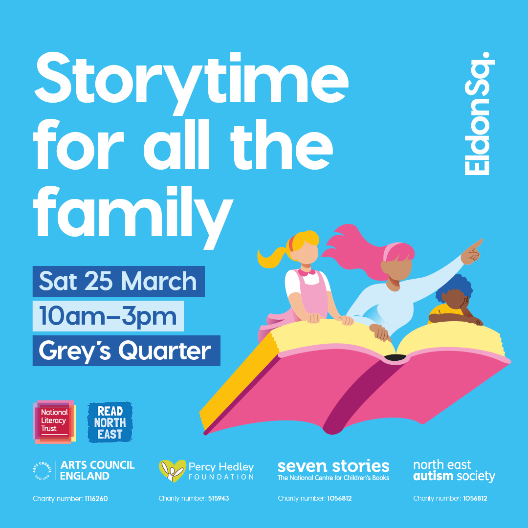 Eldon Square (@eldonsqncl) on Twitter photo 📚 Join us for storytime for all ages on Saturday 25 March from 10am – 3pm as we join forces with Read North East, <a href="/NEAutismSociety/">North East Autism Society</a>,
<a href="/7Stories/">Seven Stories</a> and <a href="/percyhedley/">The Percy Hedley Foundation</a>.
Come down and enjoy fairytales and adventures!
Find out more: bit.ly/3TfWwcQ 📚 Join us for storytime for all ages on Saturday 25 March from 10am – 3pm as we join forces with Read North East, <a href="/NEAutismSociety/">North East Autism Society</a>,
<a href="/7Stories/">Seven Stories</a> and <a href="/percyhedley/">The Percy Hedley Foundation</a>.
Come down and enjoy fairytales and adventures!
Find out more: bit.ly/3TfWwcQ