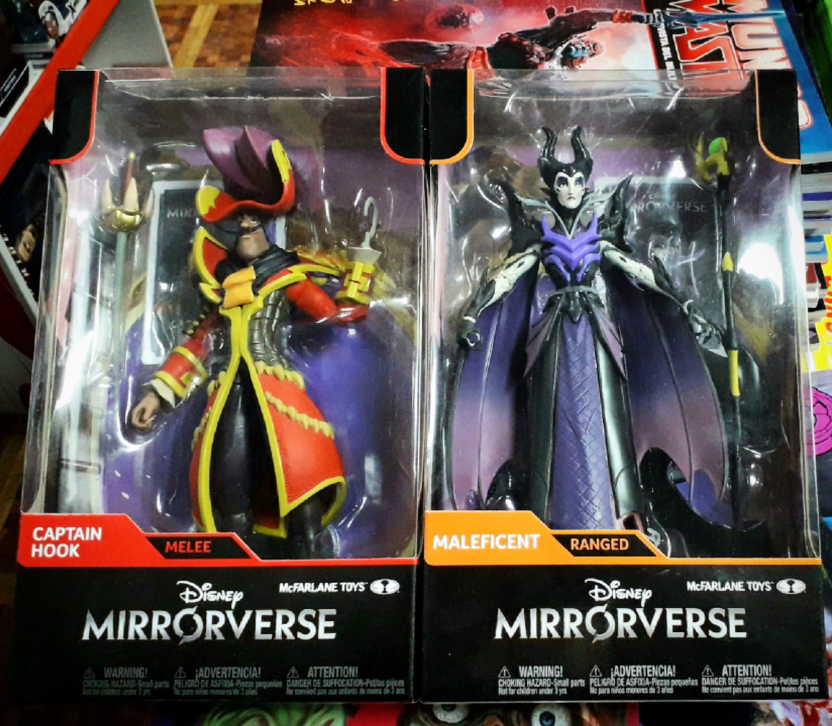 LMansionDTerror's tweet photo. Figuras de @mcfarlanetoys de juego de roll 'Disney Mirroverse'
Maléfica y el Capitán Hook, articuladas y con un tamaño de 18 cm... una chulada 😊
#novedades #figurasdeaccion #merchandising #maleficent #capitanhook #disneymirrorverse #mcfarlanetoys #lamansiondelterror_lmt https://t.co/2s588jpwgb
