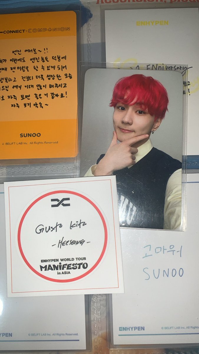 ddeonu719's tweet photo. wts lfb ph

— jungwon engene zone manila photocard &amp; heeseung sticker
— 3500, 3000 payo
— inclusive of pf &amp; sf
— payo/dop

mop: gcash
mod: ggx

dm or reply if interested! 🤍

🏷 enhypen manifesto asia tour pc https://t.co/BvSlWMmFnI