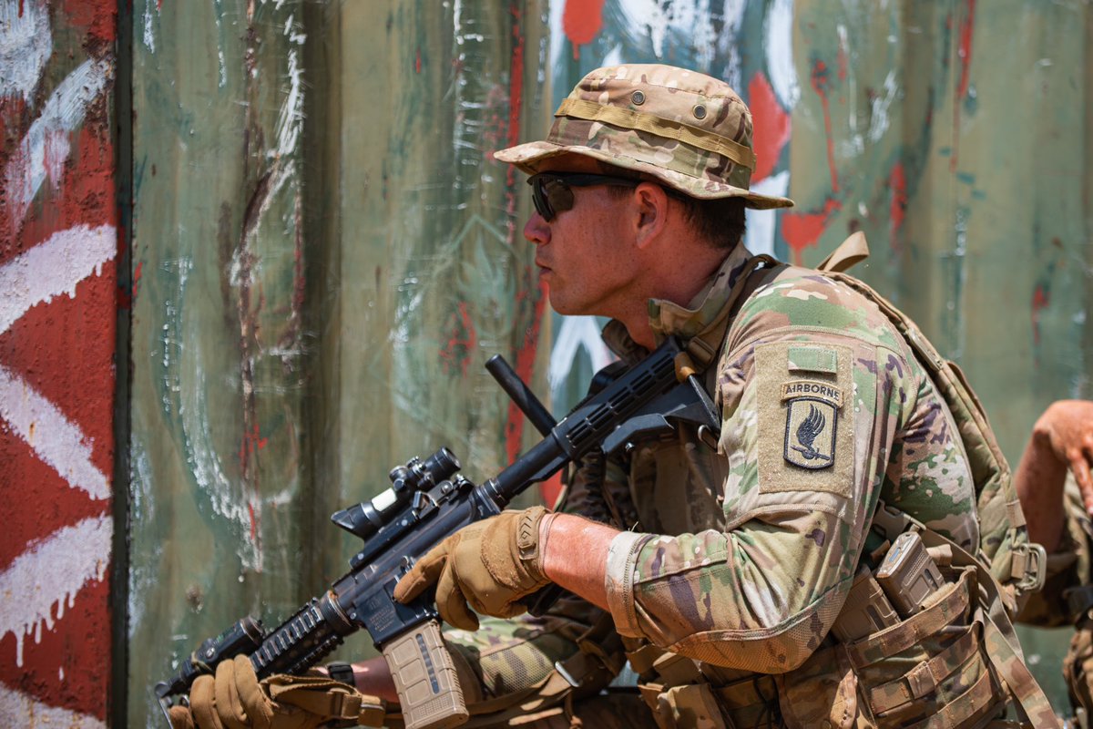 #WisdomWednesday 🪖

Courage, above all things, is the first quality of a warrior!

<a href="/USArmy/">U.S. Army</a> 📸 by Sgt. Luke Michalski 

#BeAllYouCanBe #BeASkySoldier