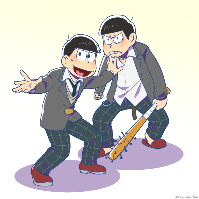 映画のおそ松さんもう4周年なの 早くない?なんか描いてたかな〜と思って探したらネタ絵ばっかだった。 