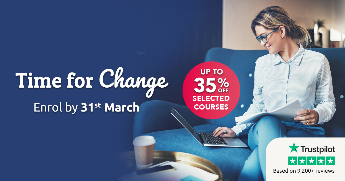 ICSLearn's tweet photo. It's Time For Change ๐ ๐ฒ
If youโve been eyeing up one of our qualifications or youโre looking to make a career switch, thereโs no time like the present with our Spring sale live across our website: https://t.co/Y4k1HjwBB4 ๐ธ๐ฅ๏ธ
#ICSLearn #SpringSale #OnlineLearning #Sale https://t.co/fbM9LyKokb