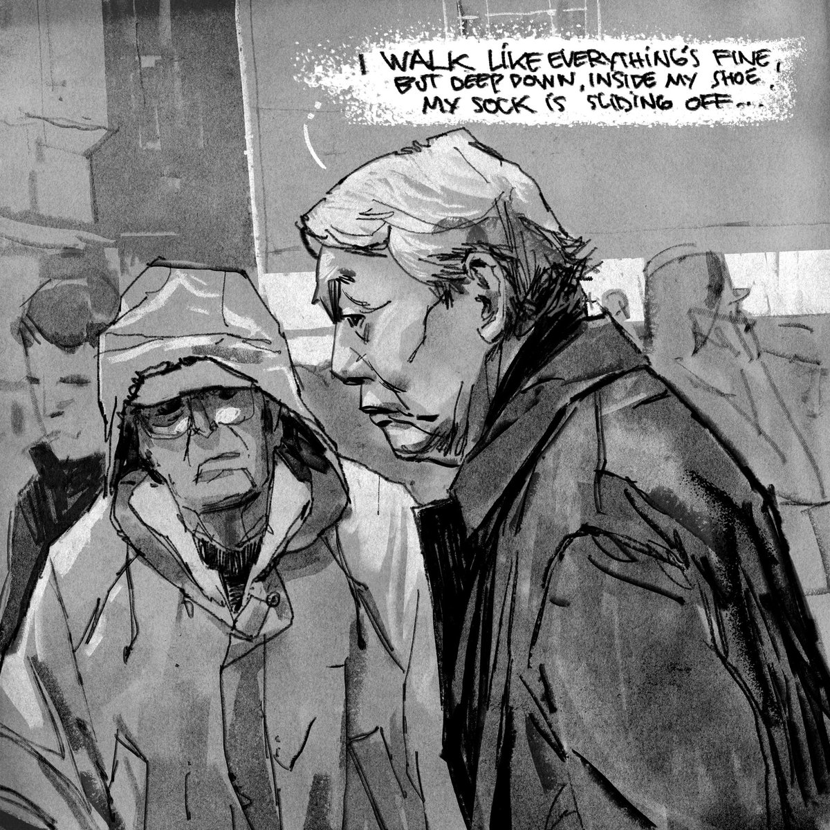 WellBeeArtist's tweet photo. “Struggle…”
Fake Pencil Drawings series
#cartoon #digitaldrawing #editorialillustration #pencilsketch #sliceoflife #wellbee #fakepencildrawings https://t.co/VH8t5vaiCH