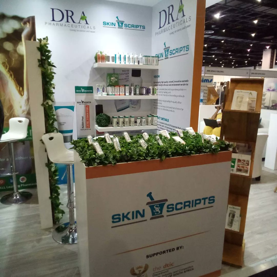SkinScripts's tweet photo. Day 1 one at the SAPHEX Expo! #saphex #gpexpo #tps #thepharmacyshow #nursingpractice #sandton #sandtonconventioncentre https://t.co/2v2XyAwCi6