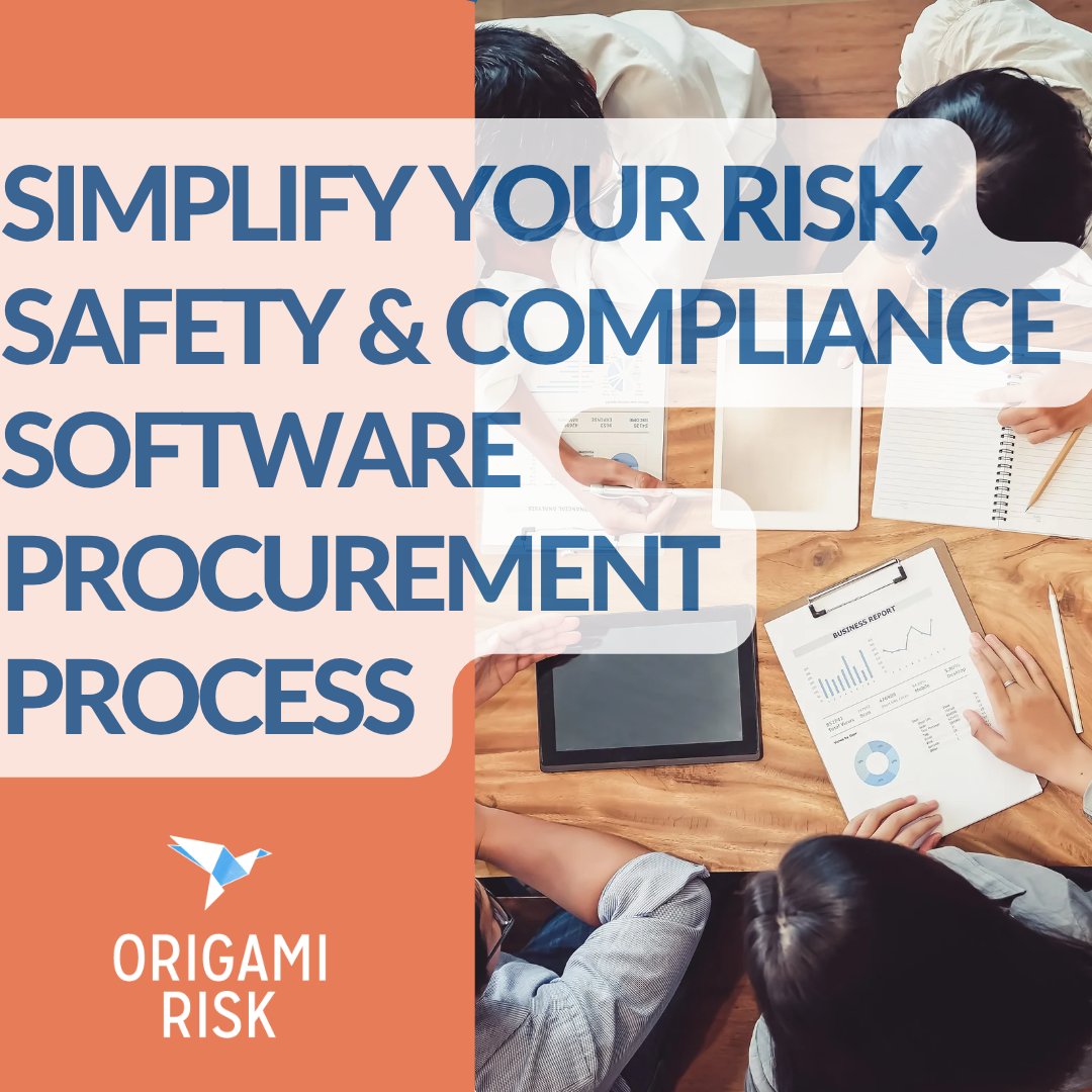 Streamline your #risk, #safety, and #compliance software #procurement process with Origami Risk through government contract purchasing.  ➡️ Learn more: ow.ly/XjYh50Nisrr
#riskmanagement #regulatorycompliance #operationalrisk #riskidentification